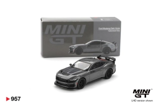 1:64 Ford Mustang Dark Horse 2024 Carbonized Gray - Mini GT