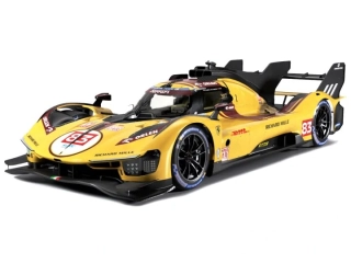 1:43 Ferrari 499P 3.0L TURBO V6 #83 KIBICA/HANSON/YE WINNER 24H LE MANS 2025 - Bburago