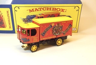 Y-37 Garrett Steam Wagon, bazar, vzácný, australská edice - Matchbox Yesteryear